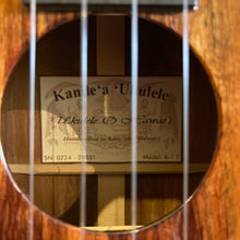画像をギャラリービューアに読み込む, カニレア K-1 T テナーウクレレ #28031
