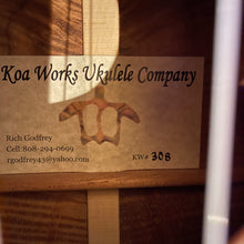 画像をギャラリービューアに読み込む, コアワークス KW-308 カスタム テナーウクレレ