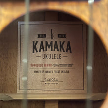 画像をギャラリービューアに読み込む, カマカ HF-1L ソプラノロングネックウクレレ #240974