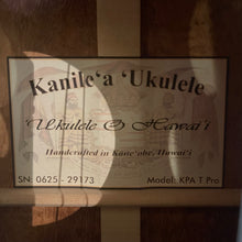 画像をギャラリービューアに読み込む, カニレア KPA-T PRO テナー ウクレレ #0625-29173