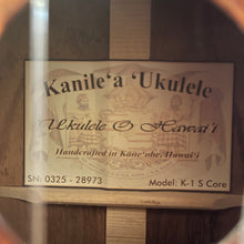 画像をギャラリービューアに読み込む, カニレア K-1 S CORE ソプラノ ウクレレ #0325-28973