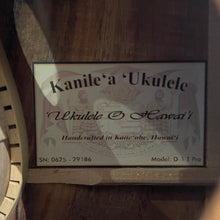 画像をギャラリービューアに読み込む, Kanile'a D-1 T プロ テナー ウクレレ #0625-29186