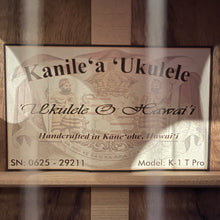 画像をギャラリービューアに読み込む, Kanile'a K-1 T PRO テナー ウクレレ #0625-29211