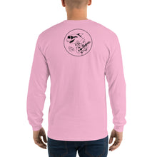 画像をギャラリービューアに読み込む, ウクレレ レインボー長袖Tシャツ(白、インディゴブルー、スポーツグレー、ライトブルー、サンド、ライトピンク)