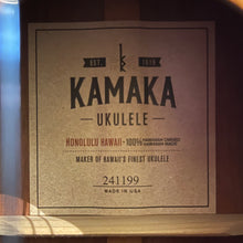 画像をギャラリービューアに読み込む, カマカ HF-2I コンサート スロットヘッド ウクレレ #241199
