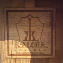 画像をギャラリービューアに読み込む, コアロハ KTM-00 テナーウクレレ #2512083

