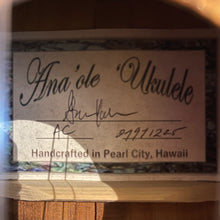 画像をギャラリービューアに読み込む, アナオレ AC コンサートウクレレ #27971225
