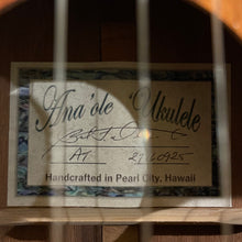 画像をギャラリービューアに読み込む, Ana&#39;ole AT テナー ウクレレ #27760925
