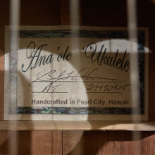 画像をギャラリービューアに読み込む, Ana&#39;ole AT テナー ウクレレ #27770925
