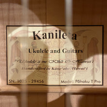 画像をギャラリービューアに読み込む, Kanile&#39;a Pohaku Tenor Ukulele #1025-29456
